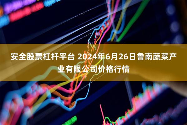 安全股票杠杆平台 2024年6月26日鲁南蔬菜产业有限公司价格行情