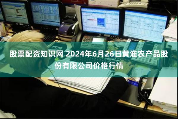 股票配资知识网 2024年6月26日黄淮农产品股份有限公司价格行情