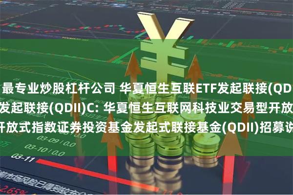 最专业炒股杠杆公司 华夏恒生互联ETF发起联接(QDII)A,华夏恒生互联ETF发起联接(QDII)C: 华夏恒生互联网科技业交易型开放式指数证券投资基金发起式联接基金(QDII)招募说明书更新(2024年7月5日公告)