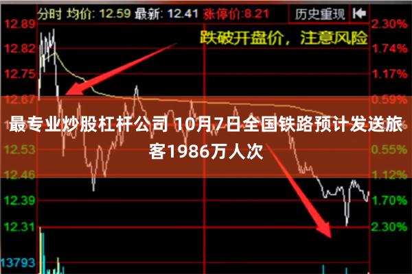 最专业炒股杠杆公司 10月7日全国铁路预计发送旅客1986万人次